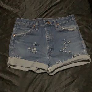 vintage Wrangler high waisted shorts